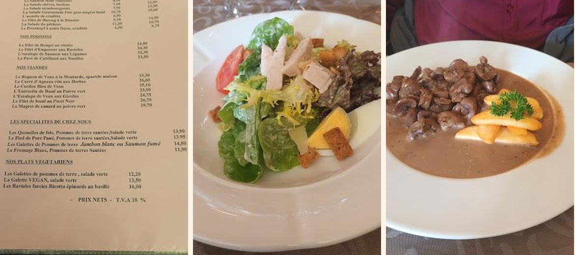 Restaurant Au Soleil - Menu Image 2